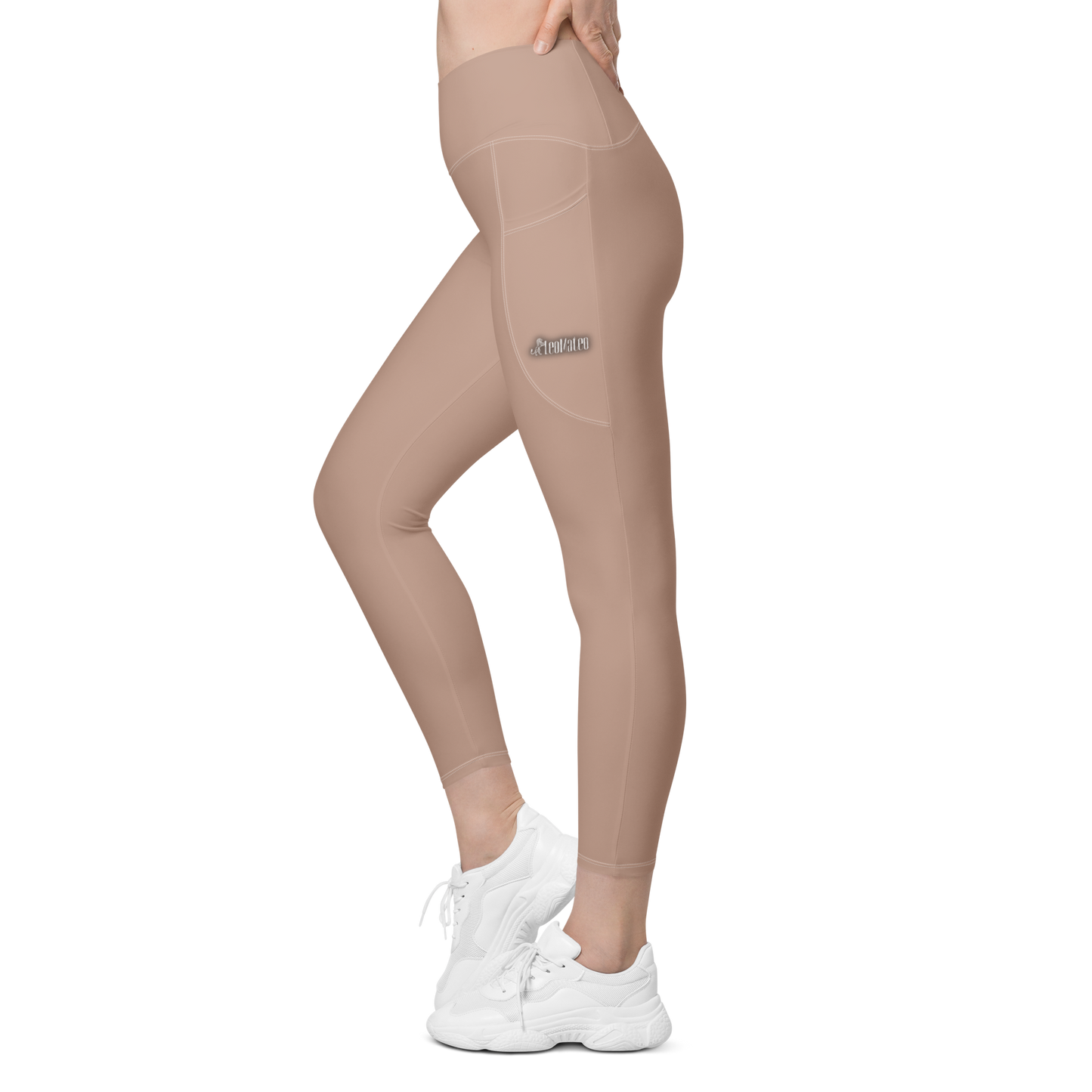 Macchiato Crossover Tights with pockets