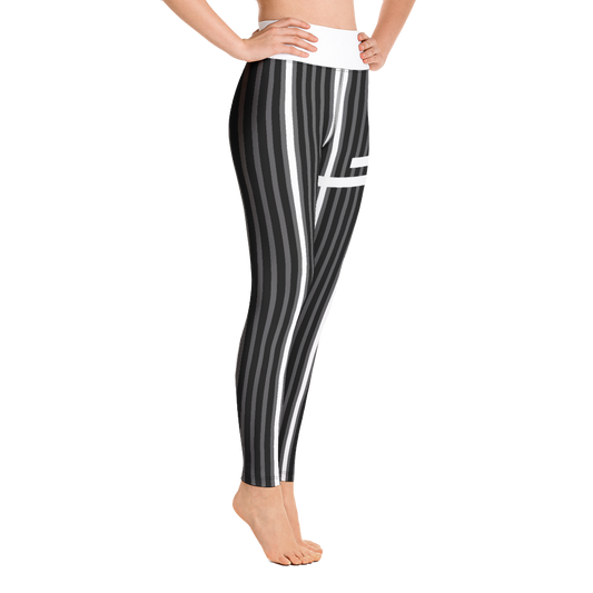 Black & White Stripes Tights